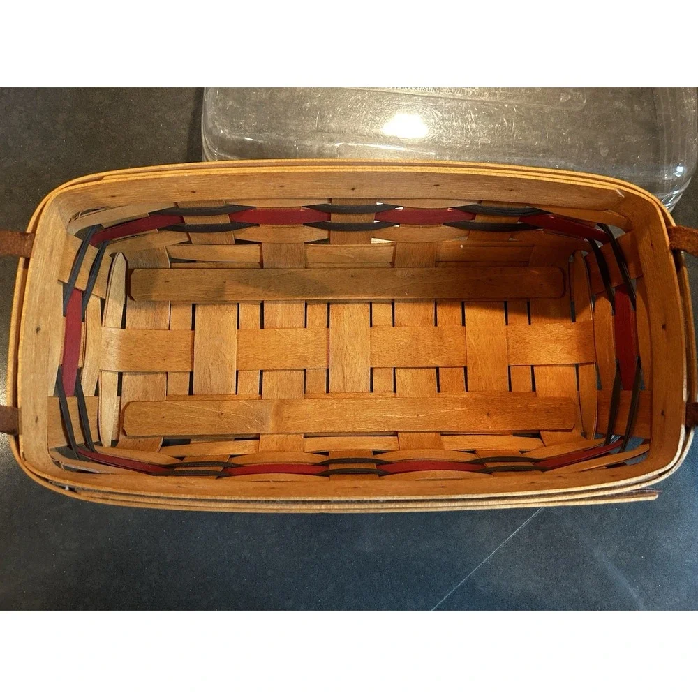 1993 Longaberger Crisco American Baking Celebration Basket Stars & Stripes Combo